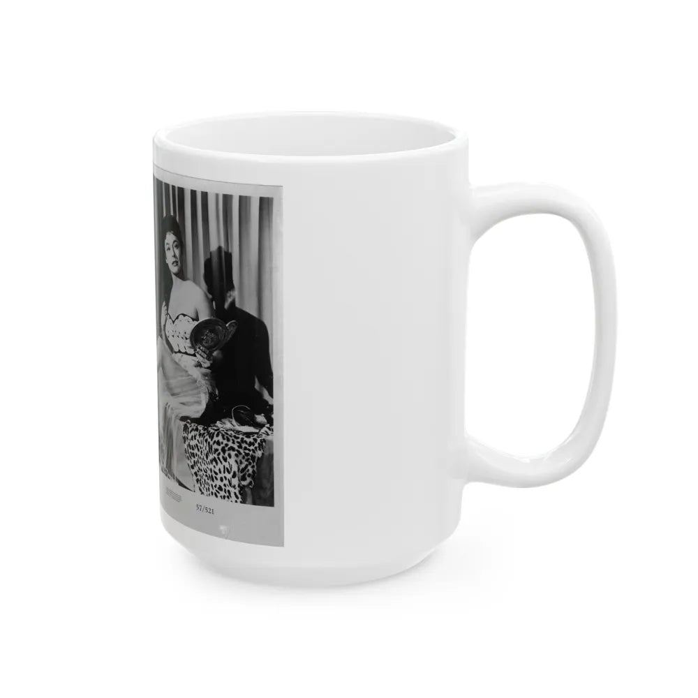 Ruth Roman #47 (Vintage Female Icon) White Coffee Mug-Go Mug Yourself