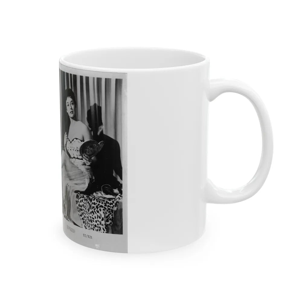 Ruth Roman #47 (Vintage Female Icon) White Coffee Mug-Go Mug Yourself