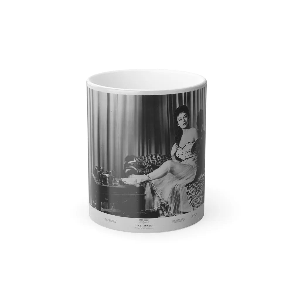 Ruth Roman #47 (Vintage Female Icons) Color Changing Mug 11oz-11oz-Go Mug Yourself