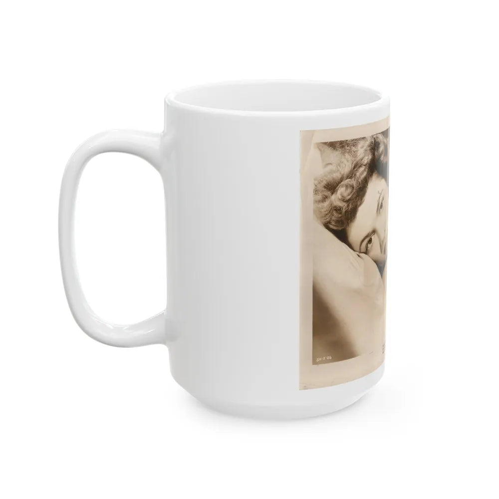 Ruth Roman #72 (Vintage Female Icon) White Coffee Mug-Go Mug Yourself