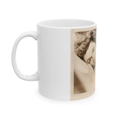 Ruth Roman #72 (Vintage Female Icon) White Coffee Mug-Go Mug Yourself