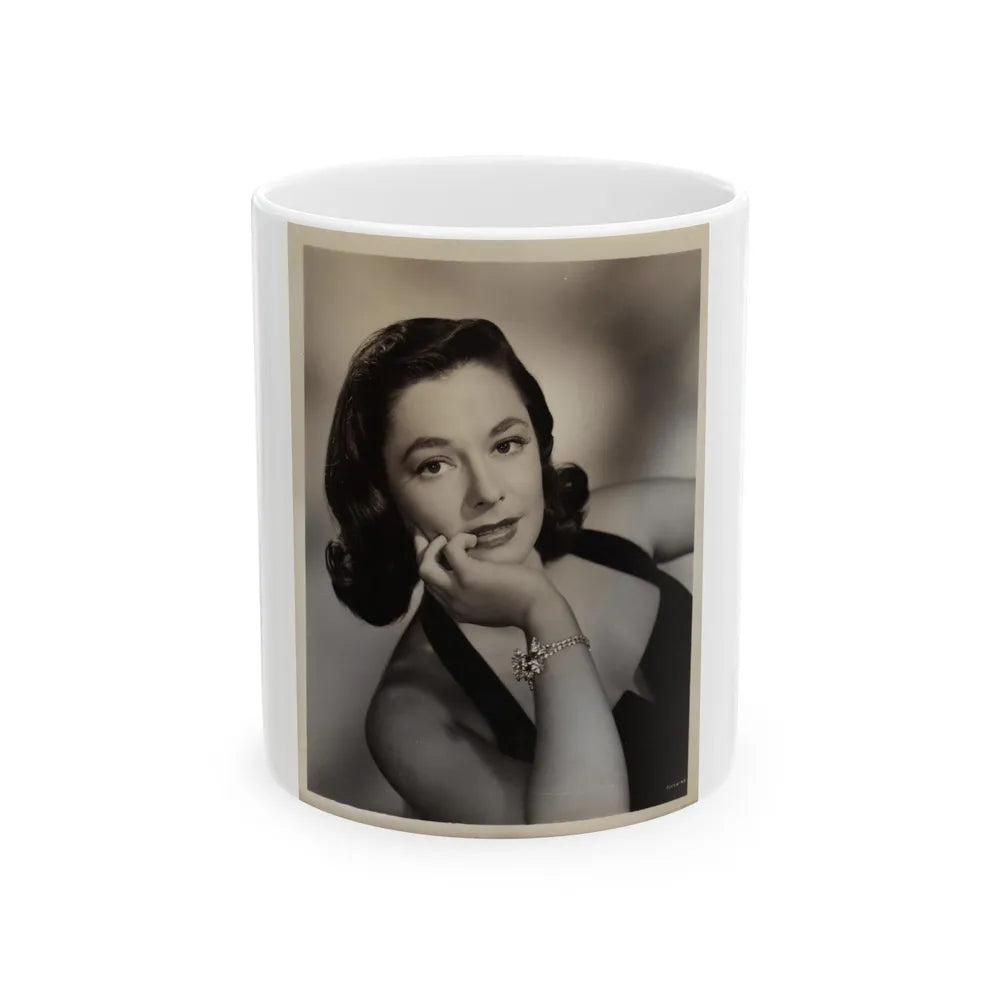 Ruth Roman #77 (Vintage Female Icon) White Coffee Mug-11oz-Go Mug Yourself