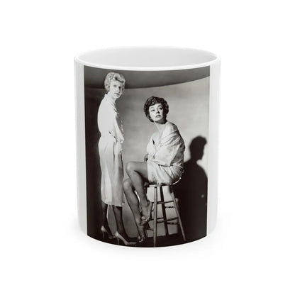 Ruth Roman #85 (Vintage Female Icon) White Coffee Mug-11oz-Go Mug Yourself