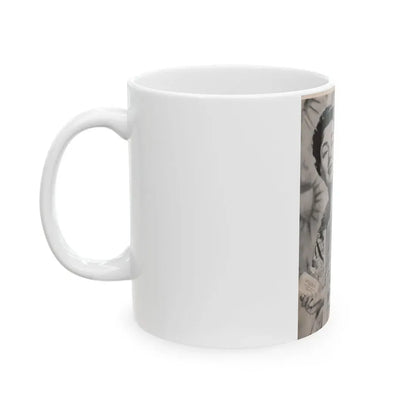 Ruth Roman #92 - Soap Add (Vintage Female Icon) White Coffee Mug - Go Mug Yourself