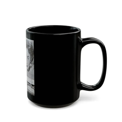 Ruth Roman #93 - Soap Add (Vintage Female Icon) Black Coffee Mug - Go Mug Yourself