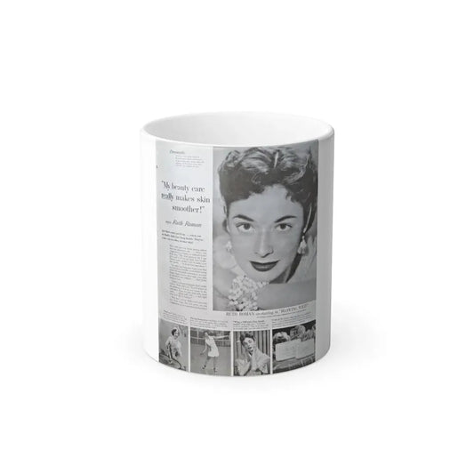 Ruth Roman #93 - Soap Add (Vintage Female Icon) Color Changing Mug 11oz 11oz - Go Mug Yourself