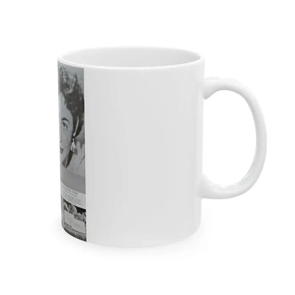 Ruth Roman #93 - Soap Add (Vintage Female Icon) White Coffee Mug - Go Mug Yourself