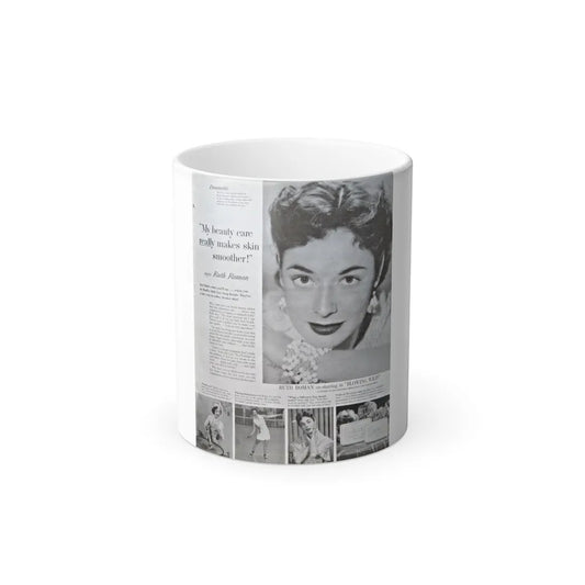 Ruth Roman #93 - Soap Add (Vintage Female Icons) Color Changing Mug 11oz-11oz-Go Mug Yourself