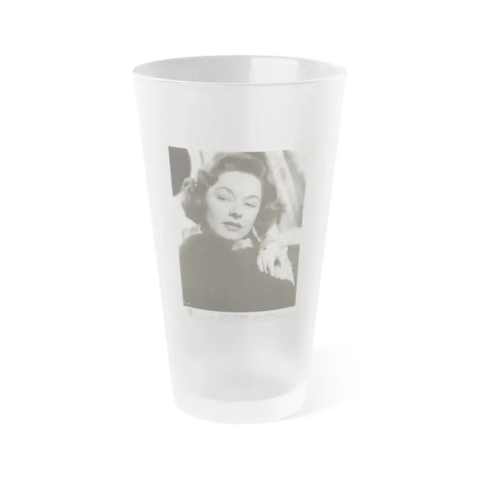 Ruth Roman #94 (Vintage Female Icon) Frosted Pint Glass 16oz 16oz Frosted - Go Mug Yourself
