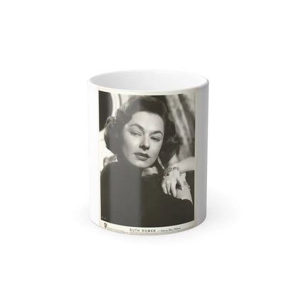 Ruth Roman #94 (Vintage Female Icons) Color Changing Mug 11oz-11oz-Go Mug Yourself