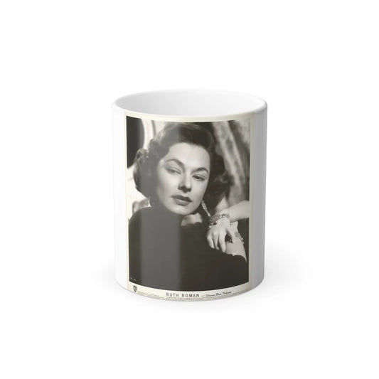 Ruth Roman #94 (Vintage Female Icons) Color Changing Mug 11oz-11oz-Go Mug Yourself