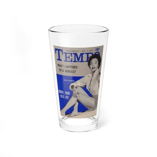 Ruth Roman #98 - Mag. Cover (Vintage Female Icon) Pint Glass 16oz 16oz - Go Mug Yourself