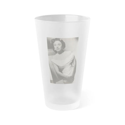 Ruth Roman #99 (Vintage Female Icon) Frosted Pint Glass 16oz-16oz-Frosted-Go Mug Yourself