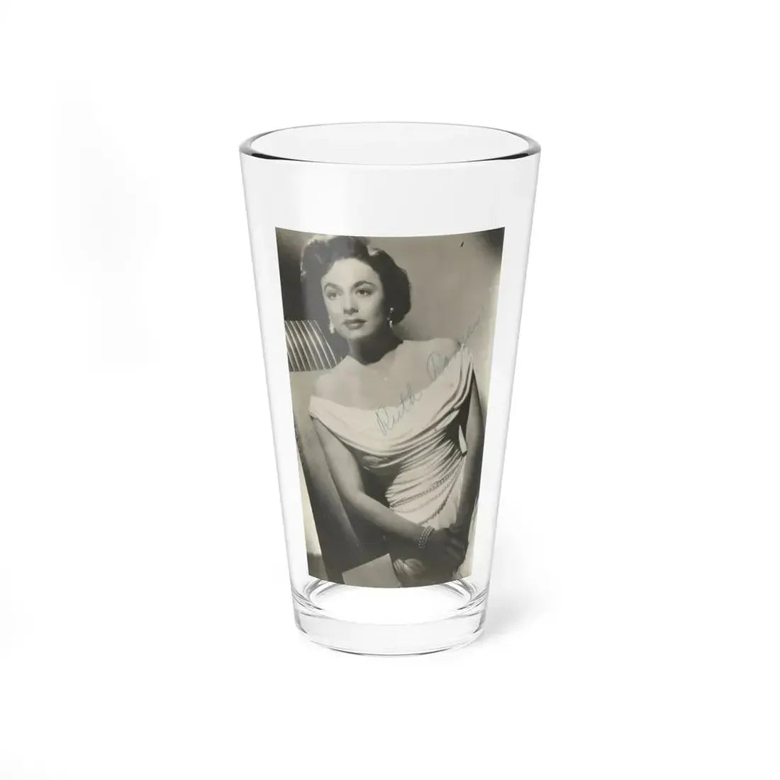 Ruth Roman #99 (Vintage Female Icon) Pint Glass 16oz 16oz - Go Mug Yourself