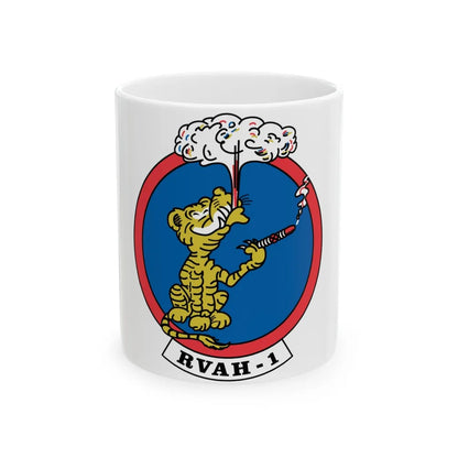 RVAH 1 (U.S. Navy) White Coffee Mug-11oz-Go Mug Yourself