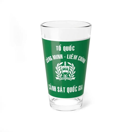 RVN National Police Flag (Vietnam) Pint Glass 16oz 16oz - Go Mug Yourself