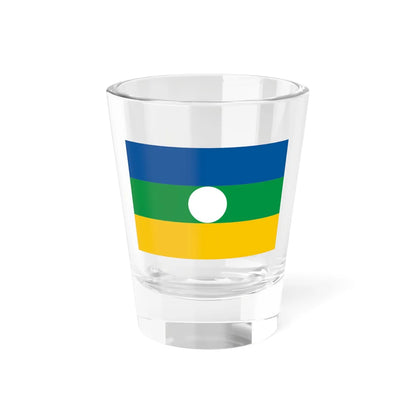 Rwenzururu Flag 1962-1982 (Uganda) Shot Glass 1.5oz 1.5oz - Go Mug Yourself