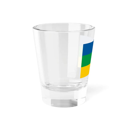 Rwenzururu Flag 1962-1982 (Uganda) Shot Glass 1.5oz - Go Mug Yourself