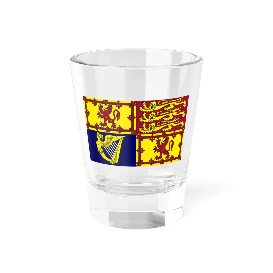 Ryal Banner o Great Breetain an Northren Irland A.D. 1957 (Scotland) Shot Glass 1.5oz 1.5oz - Go Mug Yourself