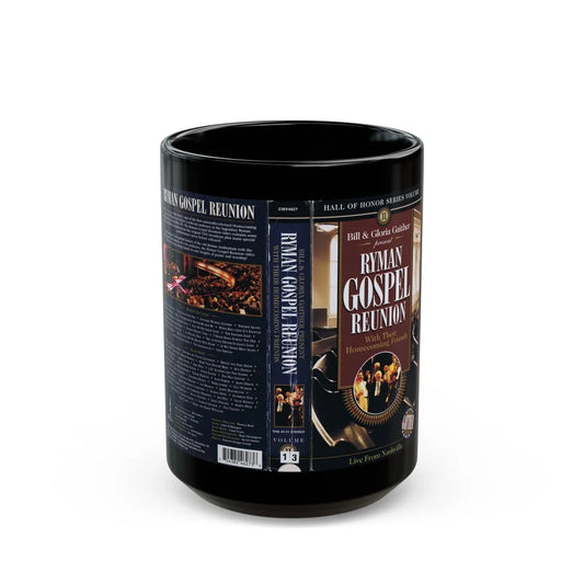 RYMAN GOSPEL REUNION (VHS COVER) - Black Coffee Mug-15oz-Go Mug Yourself