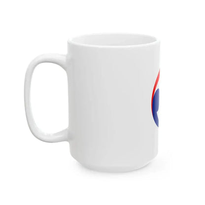 Ryukyu Islands flag 1875-1879 cs (Japan) White Coffee Mug - Go Mug Yourself