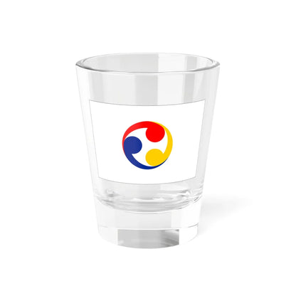Ryukyu Islands flag 1875-1879 cswb (Japan) Shot Glass 1.5oz 1.5oz - Go Mug Yourself