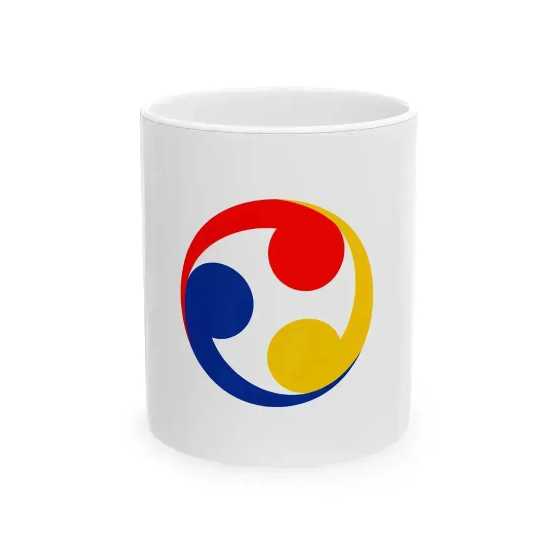 Ryukyu Islands flag 1875-1879 cswb (Japan) White Coffee Mug 11oz - Go Mug Yourself