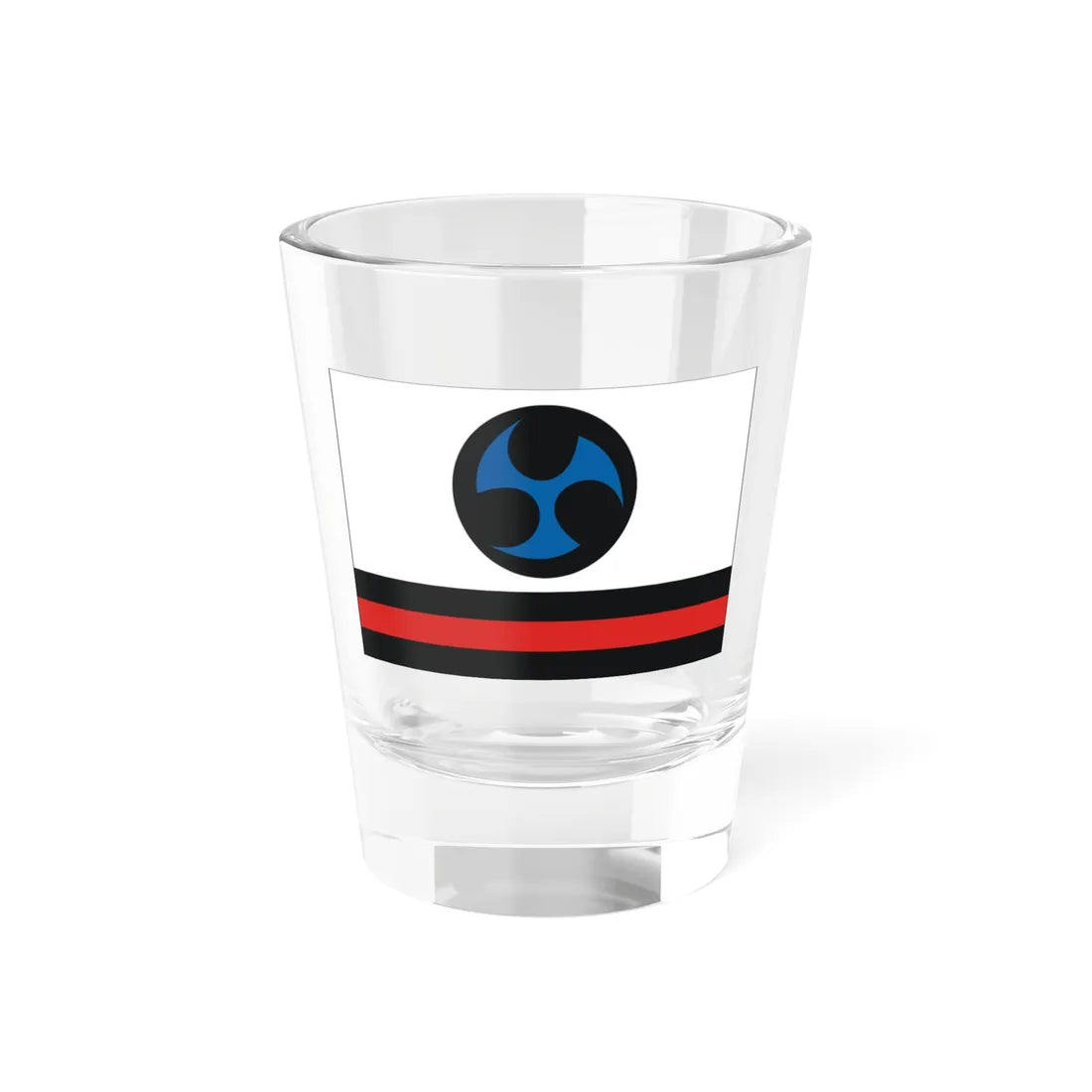 Ryukyu Islands flag until 1875 bordered (Japan) Shot Glass 1.5oz 1.5oz - Go Mug Yourself