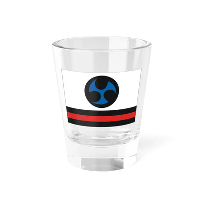 Ryukyu Islands flag until 1875 bordered (Japan) Shot Glass 1.5oz 1.5oz - Go Mug Yourself