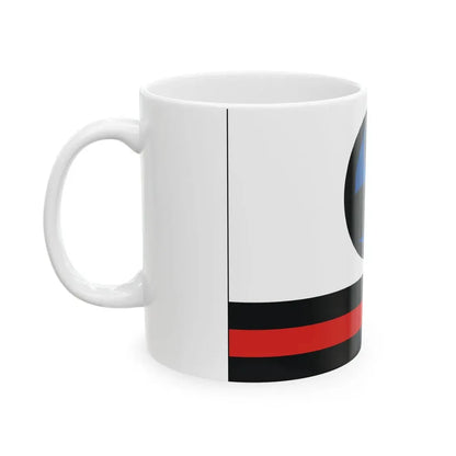 Ryukyu Islands flag until 1875 bordered (Japan) White Coffee Mug - Go Mug Yourself