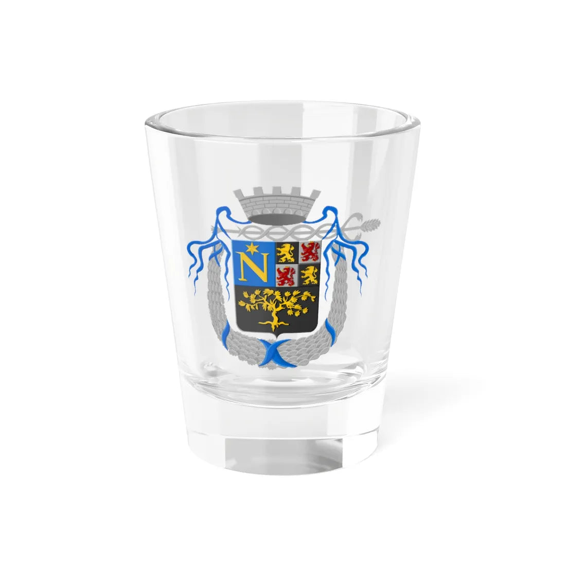 s Hertogenbosch Frans wapen (Netherlands) (Coat of Arms) Shot Glass 1.5oz 1.5oz - Go Mug Yourself
