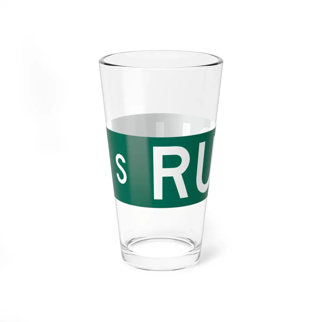 S Rush St Chicago (Illinois) (Road Sign) Pint Glass 16oz - Go Mug Yourself
