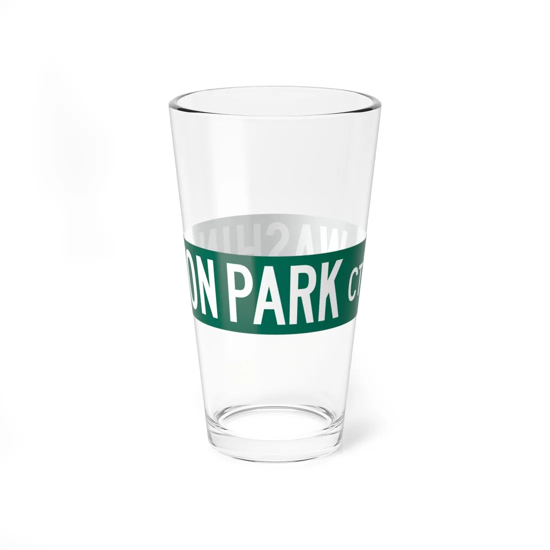 S Washington Park Ct Chicago (Illinois) (Road Sign) Pint Glass 16oz - Go Mug Yourself