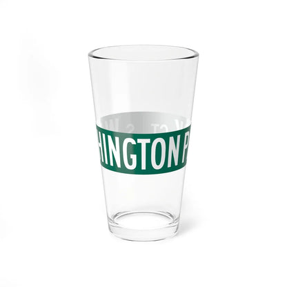 S Washington Park Ct Chicago (Illinois) (Road Sign) Pint Glass 16oz - Go Mug Yourself