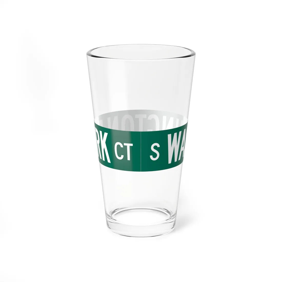 S Washington Park Ct Chicago (Illinois) (Road Sign) Pint Glass 16oz - Go Mug Yourself