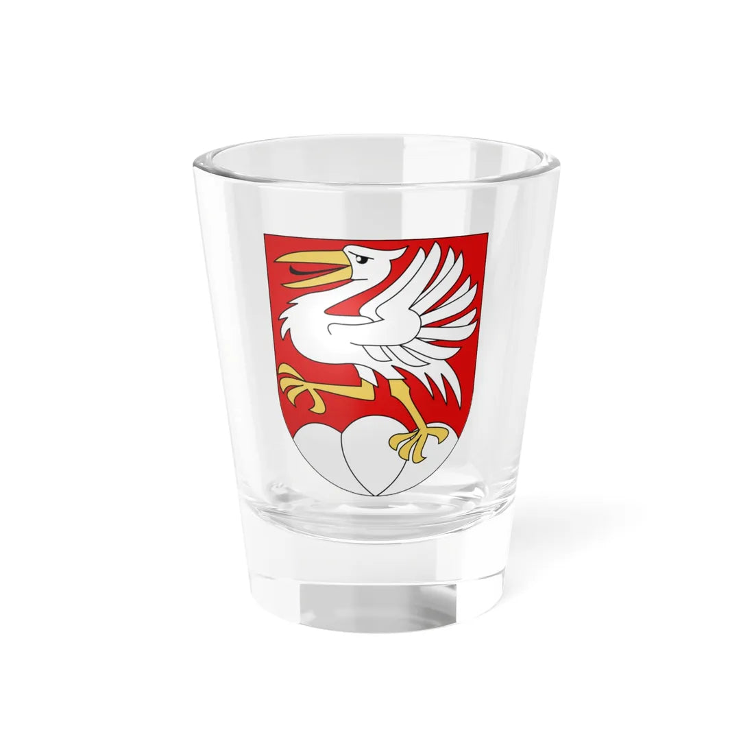 Saanen-coat of arms (Switzerland) (Coat of Arms) Shot Glass 1.5oz 1.5oz - Go Mug Yourself
