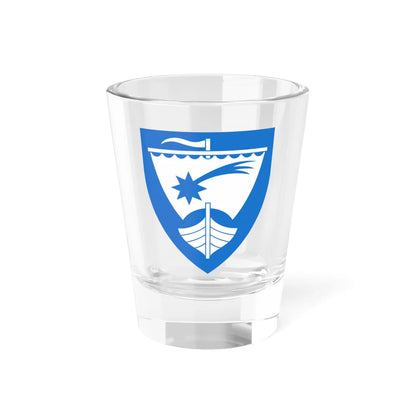 Saaremaa vald vapp (Estonia) (Coat of Arms) Shot Glass 1.5oz 1.5oz - Go Mug Yourself