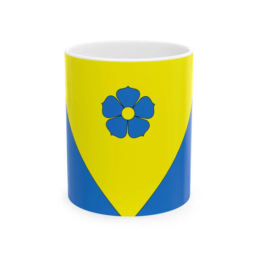 Saarepeedi-valla-lipp (Estonia) White Coffee Mug 11oz - Go Mug Yourself