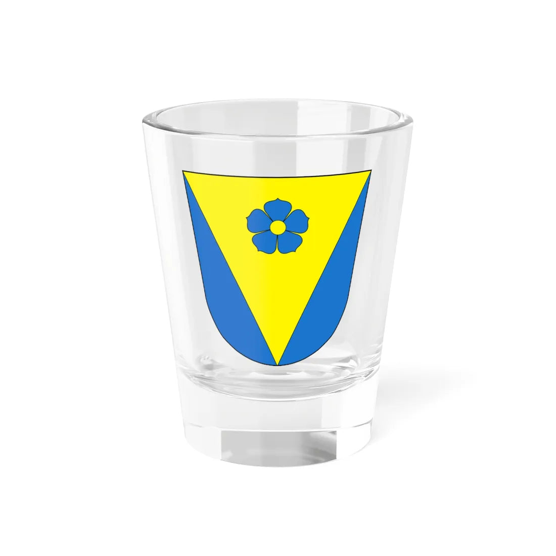 Saarepeedi valla vapp (Estonia) (Coat of Arms) Shot Glass 1.5oz 1.5oz - Go Mug Yourself