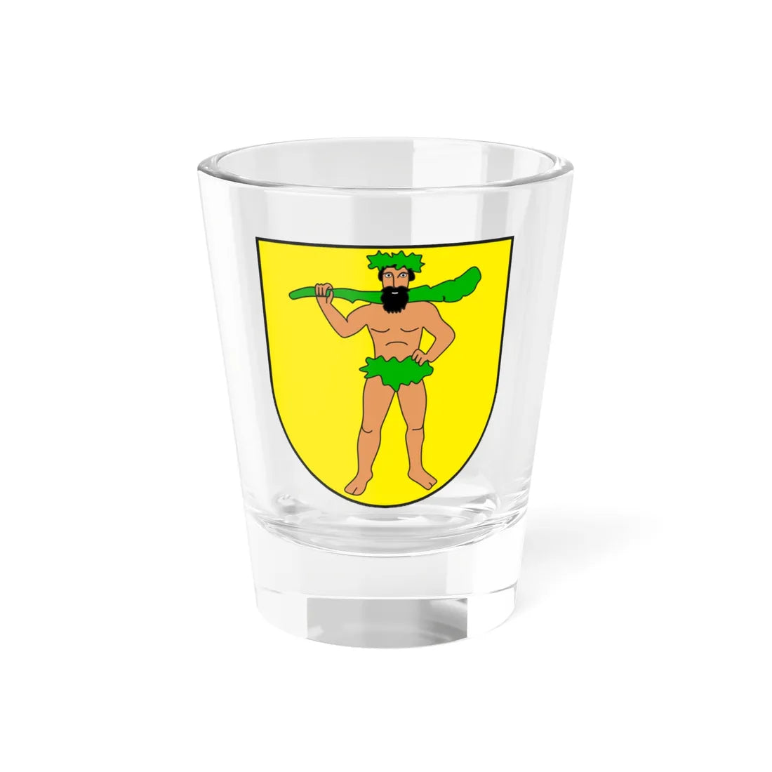 Saas i P wappen (Switzerland) (Coat of Arms) Shot Glass 1.5oz 1.5oz - Go Mug Yourself