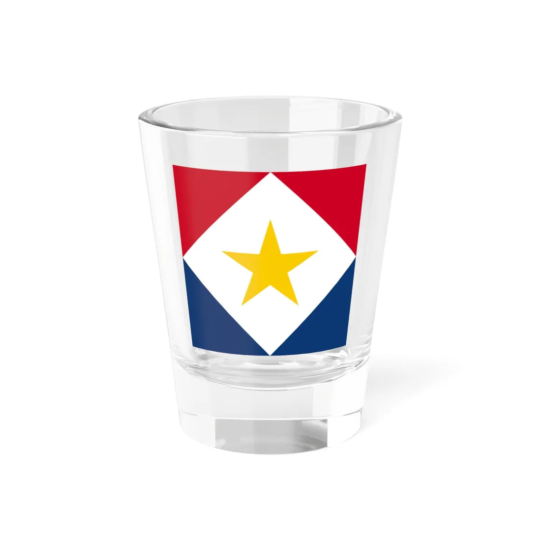 Saba Icon (Netherlands) Shot Glass 1.5oz 1.5oz - Go Mug Yourself