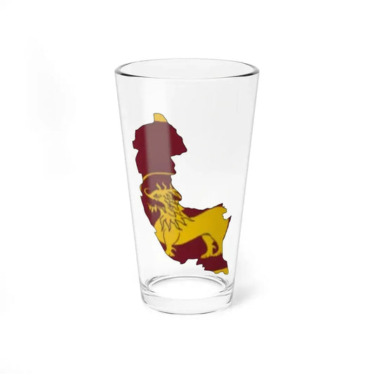 Sabaragamuwa Province Flag-map (Sri Lanka) Pint Glass 16oz 16oz - Go Mug Yourself