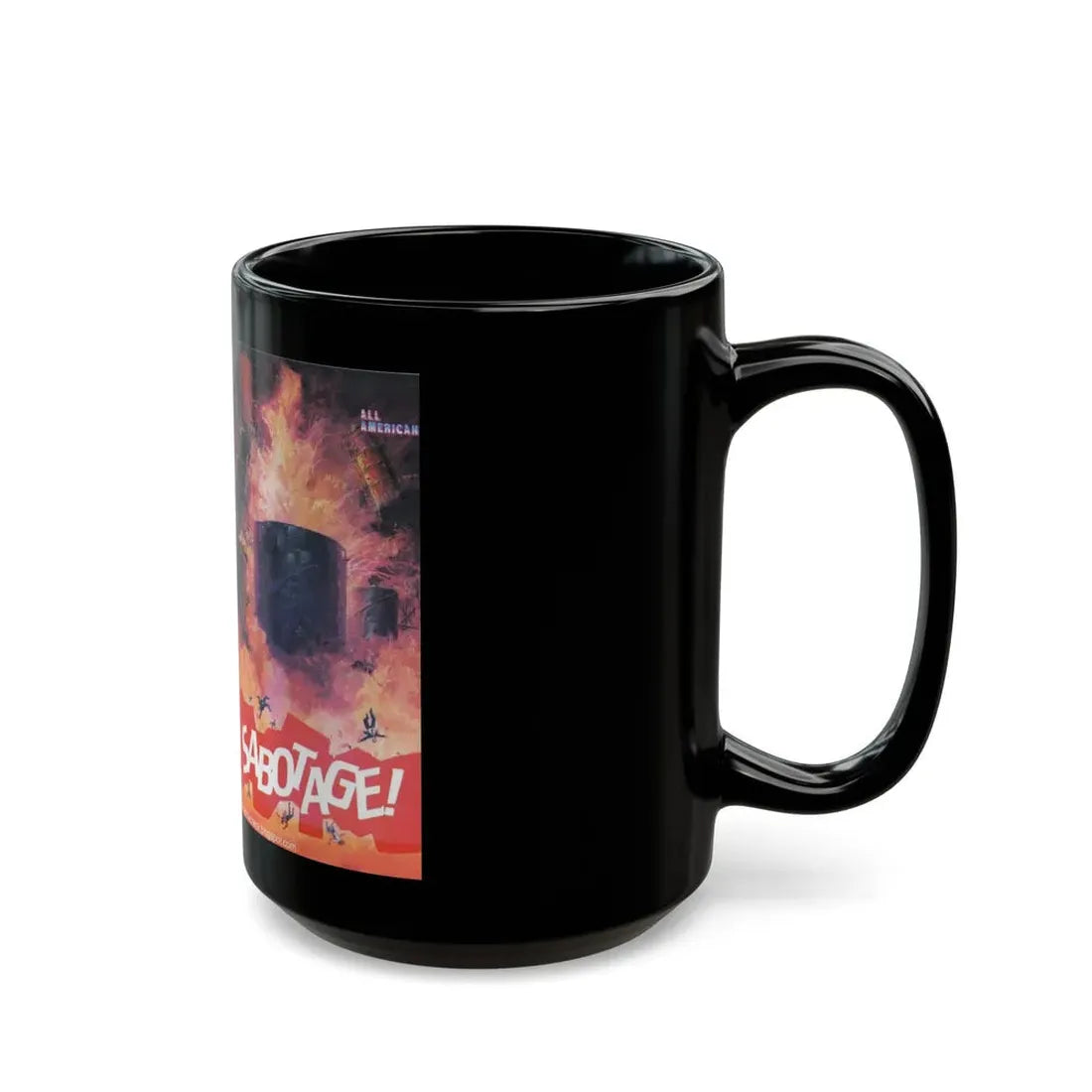 SABOTAGE (VHS COVER) - Black Coffee Mug - Go Mug Yourself