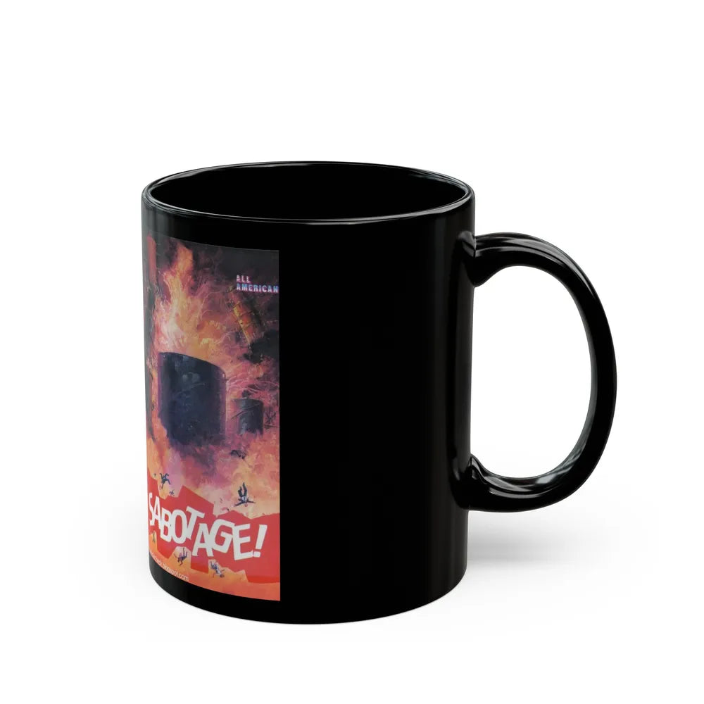 SABOTAGE (VHS COVER) - Black Coffee Mug-Go Mug Yourself