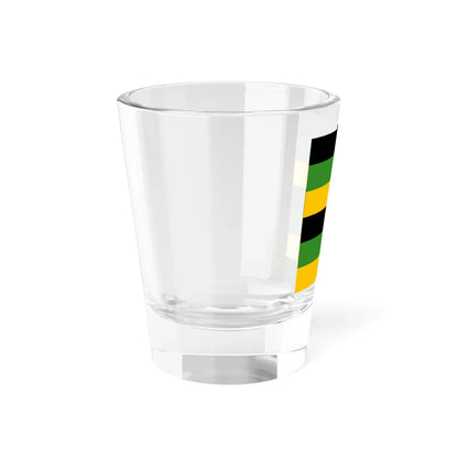 Sachsen-Weimar Infantry Flag 17th century 6 stripes (Germany) Shot Glass 1.5oz - Go Mug Yourself