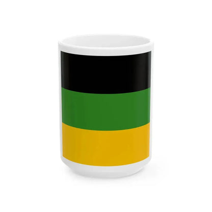 Sachsen-Weimar Infantry Flag 17th century (Germany) White Coffee Mug 15oz - Go Mug Yourself