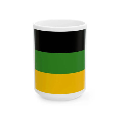 Sachsen-Weimar Infantry Flag 17th century (Germany) White Coffee Mug 15oz - Go Mug Yourself
