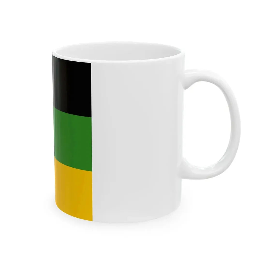 Sachsen-Weimar Infantry Flag 17th century (Germany) White Coffee Mug - Go Mug Yourself