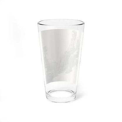 Sad Santa (Magazine Illustration) Pint Glass 16oz - Go Mug Yourself