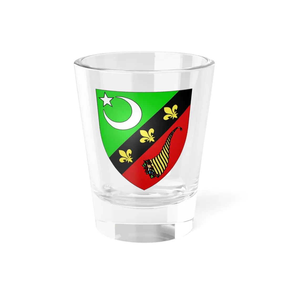 Saïda CoA French Algeria (Algeria) (Coat of Arms) Shot Glass 1.5oz 1.5oz - Go Mug Yourself